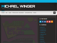 Tablet Screenshot of michaelwinger.com